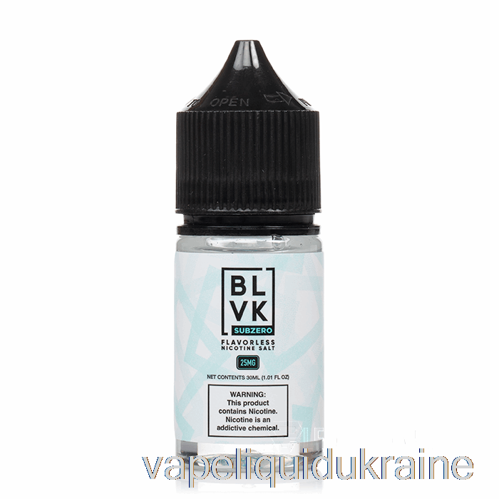 Vape Liquid Ukraine Sub Zero - BLVK Salts - 30mL 35mg